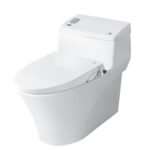 Bồn cầu INAX AC-1008R+CW-S15VN/ BW1 (AC1008VN) 1 khối nắp rửa cơ S15VN