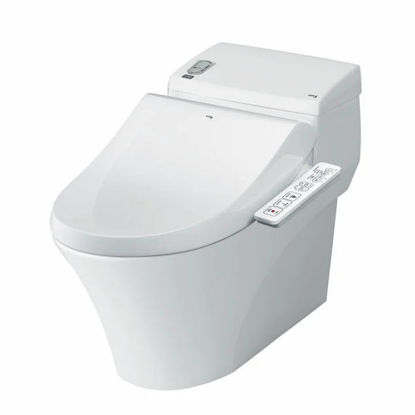 Bồn cầu INAX AC-1008R+CW-H18VN/ BW1 (AC1008R) 1 khối nắp điện tử CW-H18VN