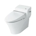 Bồn cầu INAX AC-1017R+CW-KB22AVN/ BW1 (AC1017R) 1 khối nắp điện tử CW-KB22AVN xả gạt