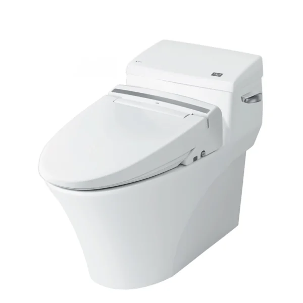 Bồn cầu INAX AC-1017R+CW-KB22AVN/ BW1 (AC1017R) 1 khối nắp điện tử CW-KB22AVN xả gạt