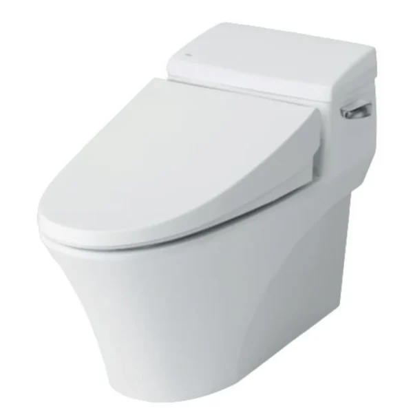 Bồn cầu INAXAC-1017VRN/ BW1 (AC1017VRN) 1 khối nắp êm CF-1008VS, xả gạt