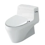 Bồn cầu INAX AC-1135+CW-S15VN/ BW1 (AC1135VN) 1 khối nắp rửa cơ S15VN, xả gạt