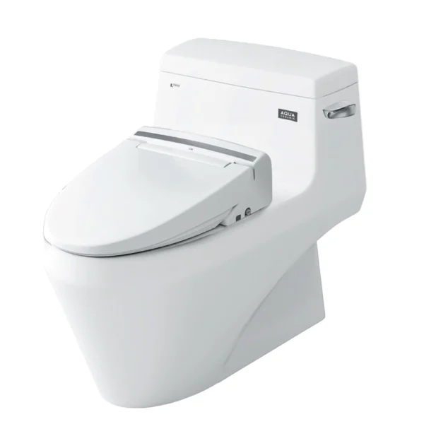 Bồn cầu INAX AC-1135+CW-KB22AVN/ BW1 (AC1135VN) 1 khối nắp điện tử CW-KB22AVN, xả gạt