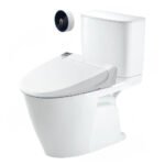 Bồn cầu INAX ACT-602+CW-KA22AVN/ BW1 (ACT602VN) 2 khối nắp điện tử CW-KA22AVN, xả không chạm