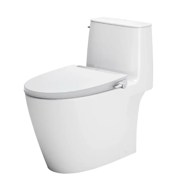 Bồn cầu INAX AC-912+CW-S32VN/ BW1 (AC912VN) 1 khối nắp rửa cơ S32VN, xả gạt