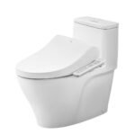 Bồn cầu INAX AC-989+CW-H18VN/ BW1 (AC989) 1 khối nắp điện tử CW-H18VN