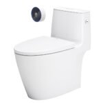 Bồn cầu INAX ACT-902VN/ BW1 (ACT902VN) 1 khối nắp êm CF-602VS, xả không chạm