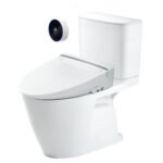 Bồn cầu INAX ACT-602+CW-KB22AVN/ BW1 (ACT602VN) 2 khối nắp điện tử CW-KB22AVN, xả không chạm