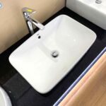 Chậu rửa mặt lavabo INAX AL-299V/ BW1 (AL229V) đặt bàn - Ảnh 3