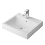 Chậu rửa mặt lavabo INAX AL-536VFC/ BW1 (AL536VFC) đặt bàn 1 lỗ