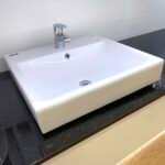 Chậu rửa mặt lavabo INAX AL-536VEC/ BW1 AL536VEC) đặt bàn 3 lỗ - Ảnh 5