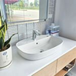 Chậu rửa mặt lavabo INAX AL-652VFC/ BW1 (AL652V) đặt bàn - Ảnh 6