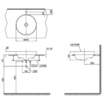 Chậu rửa mặt lavabo TOTO L1704#XW đặt bàn - Ảnh 5