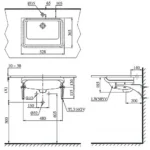 Chậu rửa mặt lavabo TOTO LT505T#XW âm bàn - Ảnh 5
