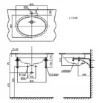 Chậu rửa mặt lavabo TOTO LT548#XW âm bàn - Ảnh 4