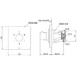 Van chuyển hướng TOTO TBV02102B/ TBN01101B 3 đường nước - Ảnh 2