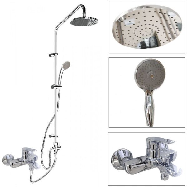 Sen cây INAX BFV-1115S-3C (BFV1115S3C) nóng lạnh, tay sen 3C massage 5 chế độ