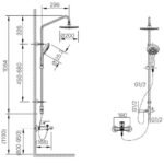 Sen cây INAX BFV-1205S (BFV1205S)  nóng lạnh, tay sen 3C massage 5 chế độ - Ảnh 5