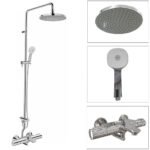 Sen cây INAX BFV-3415T-8C (BFV3415T8C) nhiệt độ, tay sen 8C tăng áp