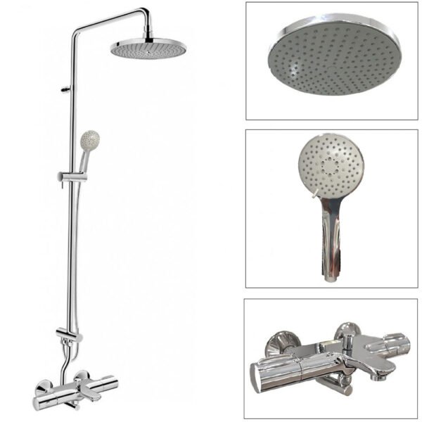 Sen cây INAX BFV-3415T-9C (BFV3415T9C) nhiệt độ, tay sen 9C 5 chế độ