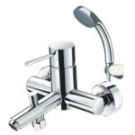 Vòi sen tắm INAX BFV-8000S-5C (BFV8000S5C) nóng lạnh, tay sen 5C, 1 chế độ