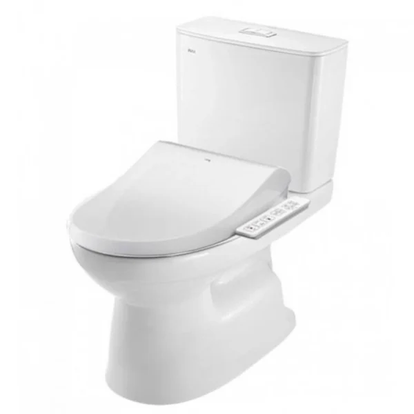 Bồn cầu INAX C-514A+CW-H18VN/ BW1 (C514A) 2 khối nắp điện tử CW-H18VN