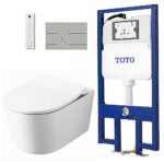 Bồn cầu TOTO CW542ME5UNW1/ TC513A/ WH172A/ MB175M#SS treo tường (giấu dây), nắp êm TC513A