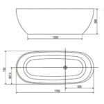 Bồn tắm American Standard BTAS9761 đá, đặt sàn, dòng Zenistone - Ảnh 2