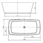 Bồn tắm American Standard BTAS9831 đá, đặt sàn, dòng Zenistone - Ảnh 2