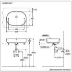 Chậu rửa mặt lavabo TOTO LW896JW/ F#W đặt bàn - Ảnh 5