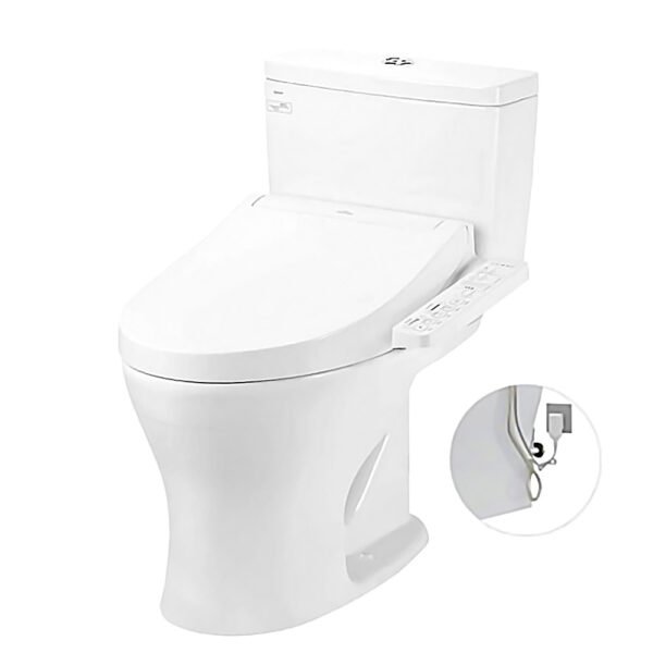 Bồn cầu TOTO CS735DW16#XW 2 khối nắp điện tử TCF23410AAA