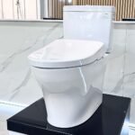 Bồn cầu TOTO CS769CDRW12#XW 2 khối (Giấu dây) nắp điện tử TCF4911EZ - Ảnh 2