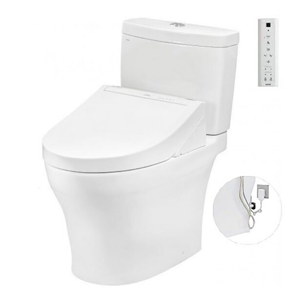 Bồn cầu TOTO CS769DRW14#XW 2 khối nắp điện tử TCF24410AAA