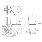 Bồn cầu TOTO CS945PDT10#XW (Thoát ngang) 2 khối, nắp êm TC395VS - Ảnh 5