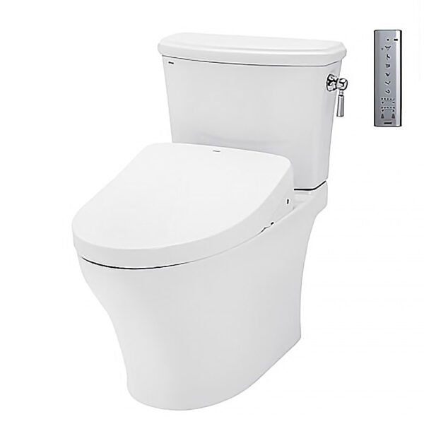 Bồn cầu TOTO CS986GW11#XW 2 khối nắp điện tử TCF4911Z