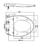 Nắp bồn cầu American Standard rửa cơ CSCFA650 (Slim 3) - Ảnh 2