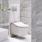 Bồn cầu TOTO CW542HME5UNW1/ TCF801CZ#NW1/ WH172AT/ MB175M#SS treo tường, nắp điện tử TCF801CZ - Ảnh 2