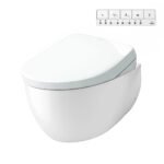 Bồn cầu TOTO CW812REA#W/ WH172AT/ TCA465/ MB174P#SS treo tường (giấu dây), nắp điện tử TCF47360GAA