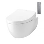 Bồn cầu TOTO CW812RA#W/ WH172A/ MB174P#SS treo tường, nắp điện tử TCF4911EZ