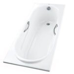 Bồn tắm TOTO FBY1720NHPE#W xây, kèm ống thải TVBF412, bộ xả nhấn DB505R-2B