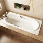 Bồn tắm TOTO FBY1720NHPE#W xây, kèm ống thải TVBF412, bộ xả nhấn DB505R-2B - Ảnh 6