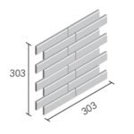 Gạch kiến trúc INAX HAL-35B/ GRA-M1 bộ sưu tập CELAVIOGRAN A - Ảnh 3