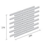 Gạch kiến trúc INAX-20B/ STB-4 bộ sưu tập I-CONCEPT STRIPE BORDER - Ảnh 3