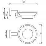 Kệ xà phòng American Standard K-2801-42-N (K280142N) dòng Concept - Ảnh 2