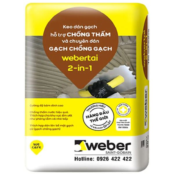 Keo dán gạch webertai 2 in 1