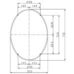 Gương INAX KF-5070VAC (KF5070VAC) - Ảnh 2