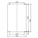 Gương INAX KF-5075VA (KF5075VA) - Ảnh 2