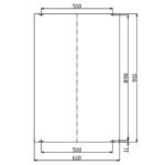 Gương INAX KF-6090VA (KF6090VA) - Ảnh 2