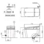 Bồn cầu điện tử American Standard KP-8310 (KP8310) dòng PLAT - Ảnh 2