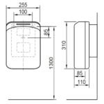 Máy sấy tay INAX KS-370 (KS370) - Ảnh 4